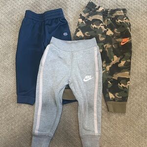 Champion Kids Jogger Pants - Navy and Camouflage
